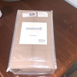 Nestwell Twin Bedskirt (Taupe color) NEW